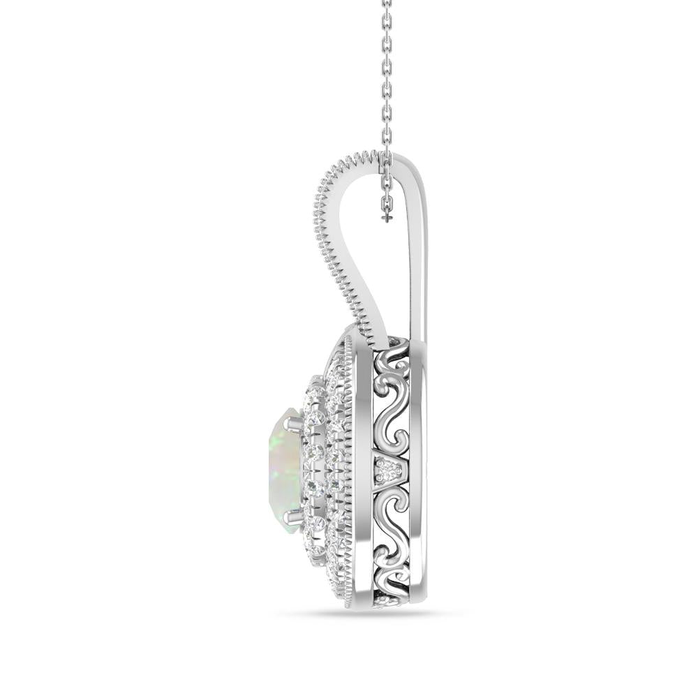 White Gold - Opal