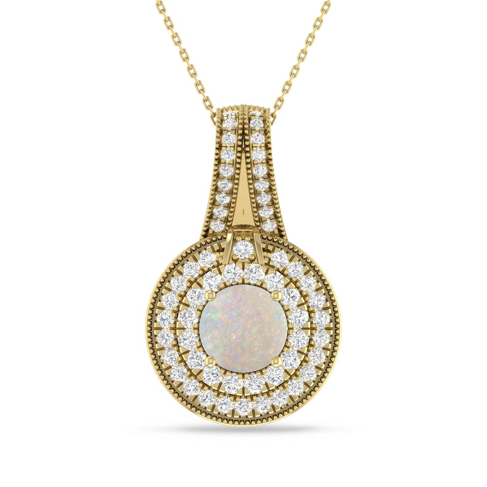Yellow Gold - Opal