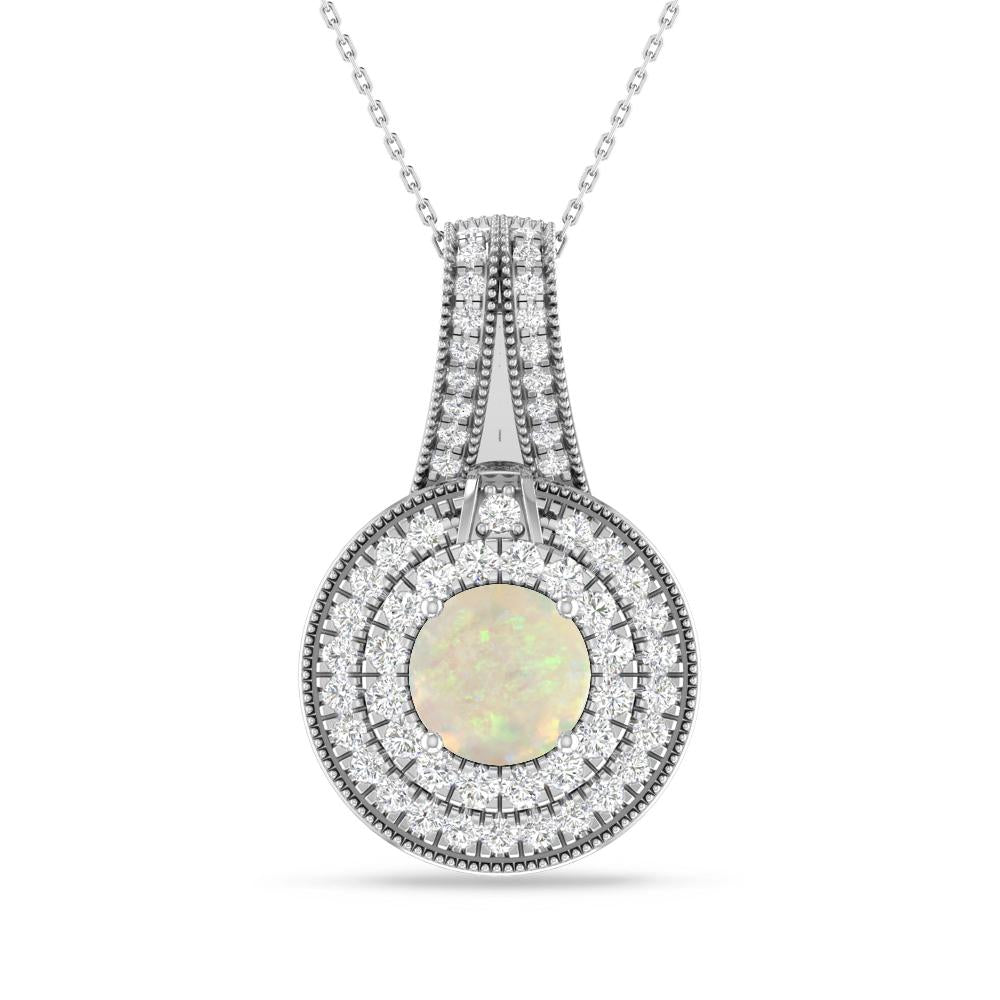 White Gold - Opal
