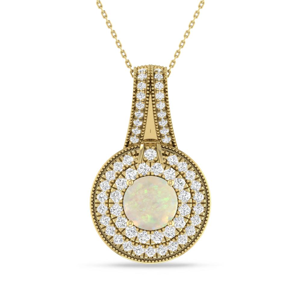 Yellow Gold - Opal