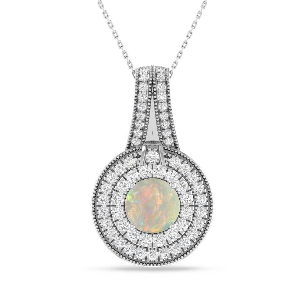 White Gold - Opal