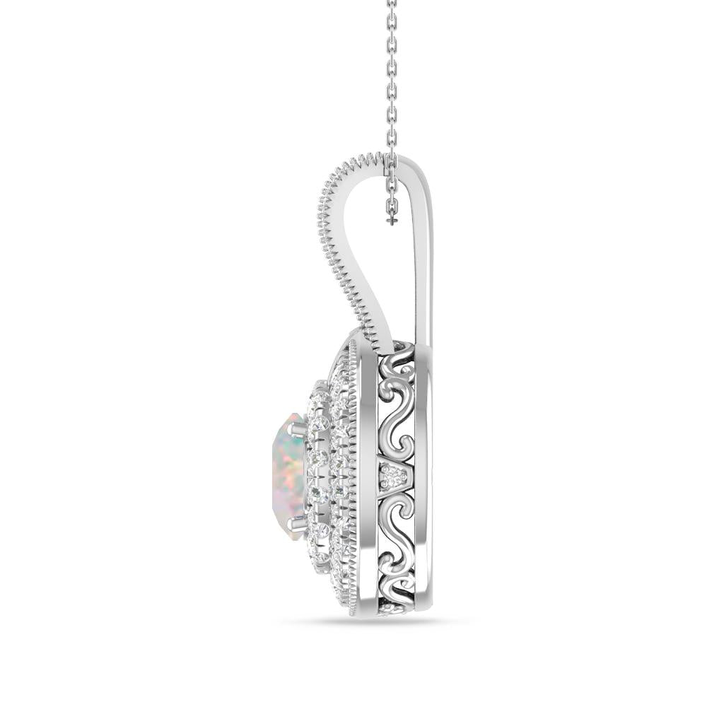 White Gold - Opal