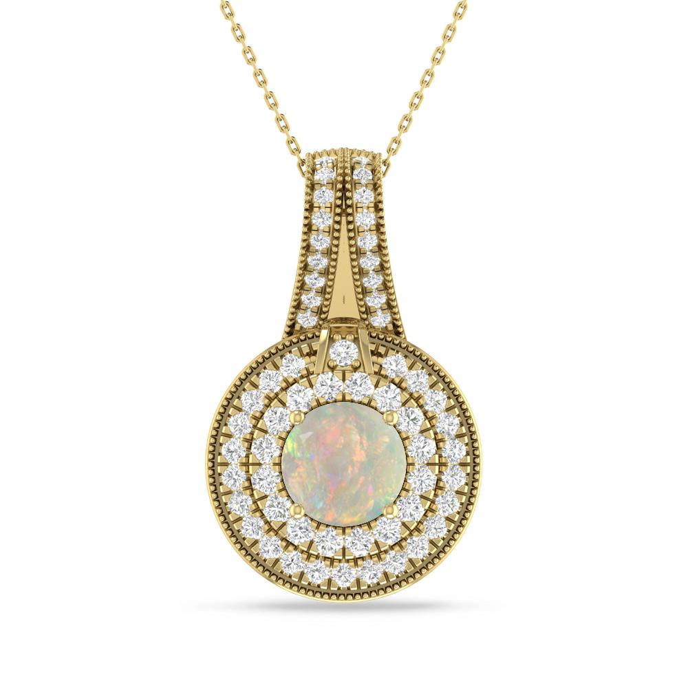 Yellow Gold - Opal