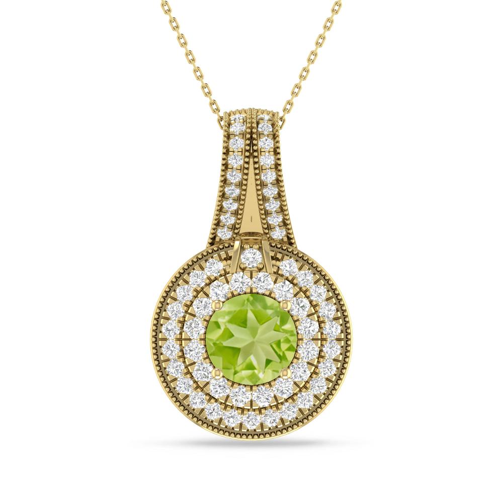 Yellow Gold - Peridot