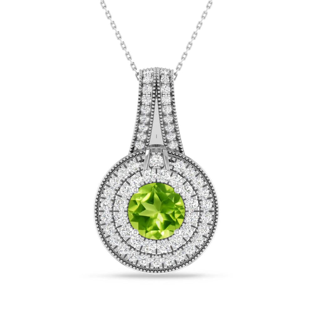 White Gold - Peridot
