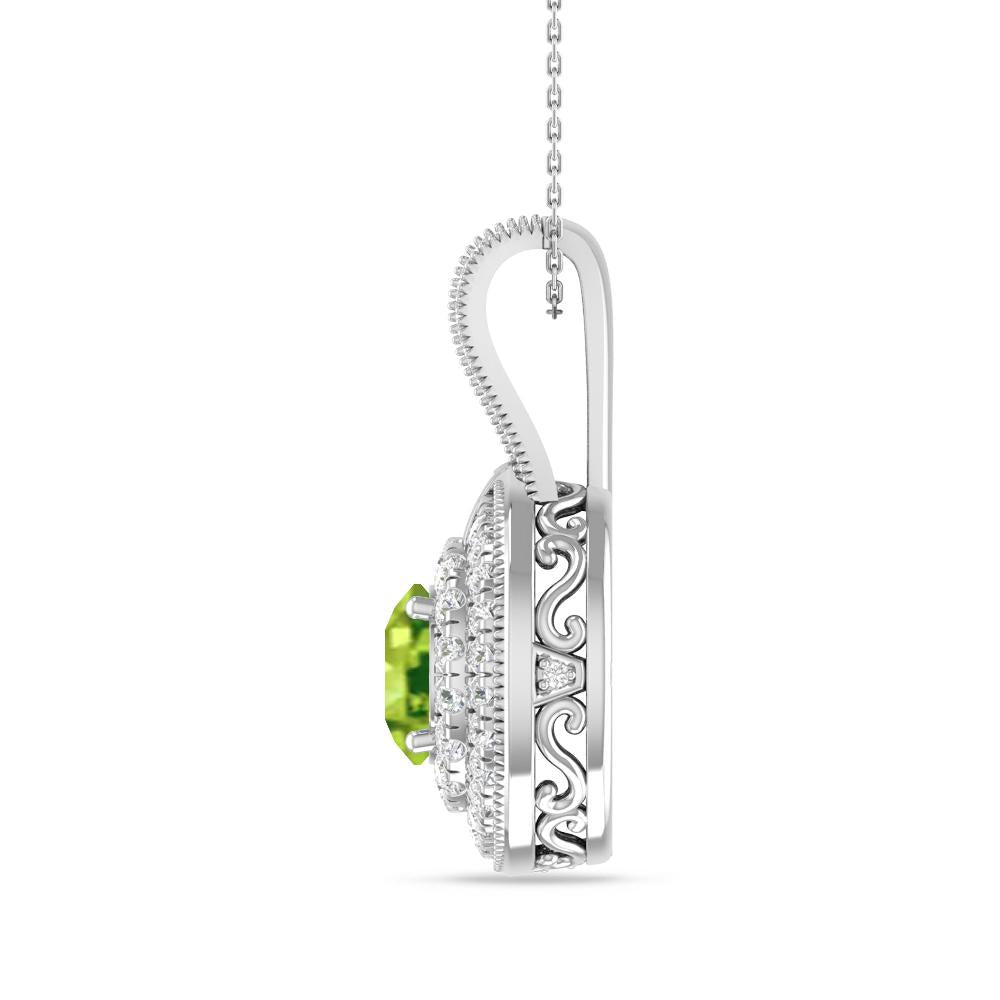 White Gold - Peridot