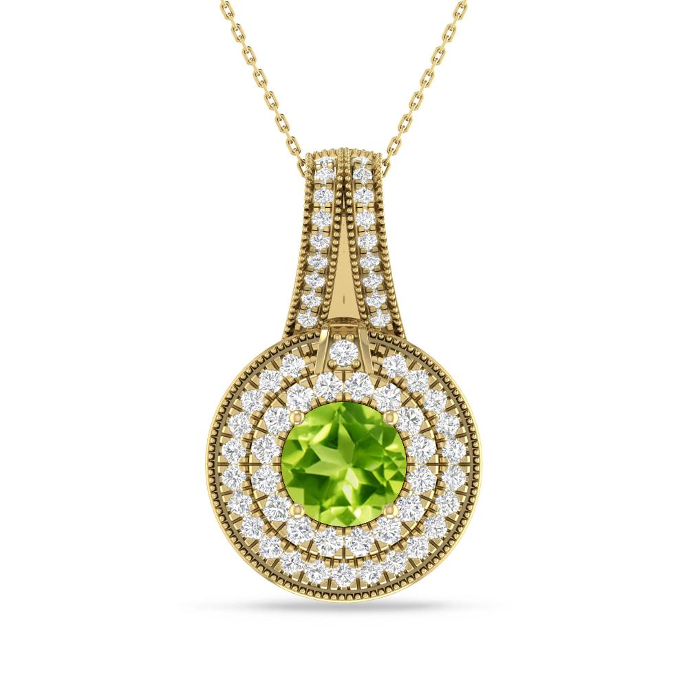 Yellow Gold - Peridot