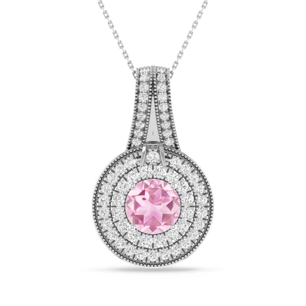 White Gold - Pink Tourmaline