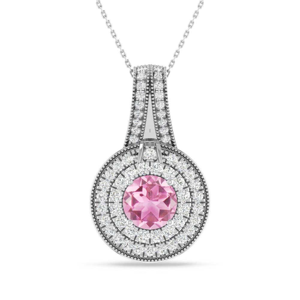 White Gold - Pink Tourmaline