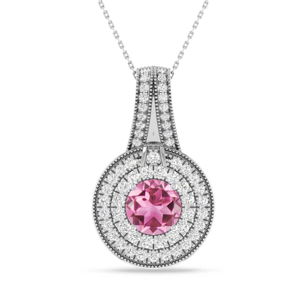 White Gold - Pink Tourmaline