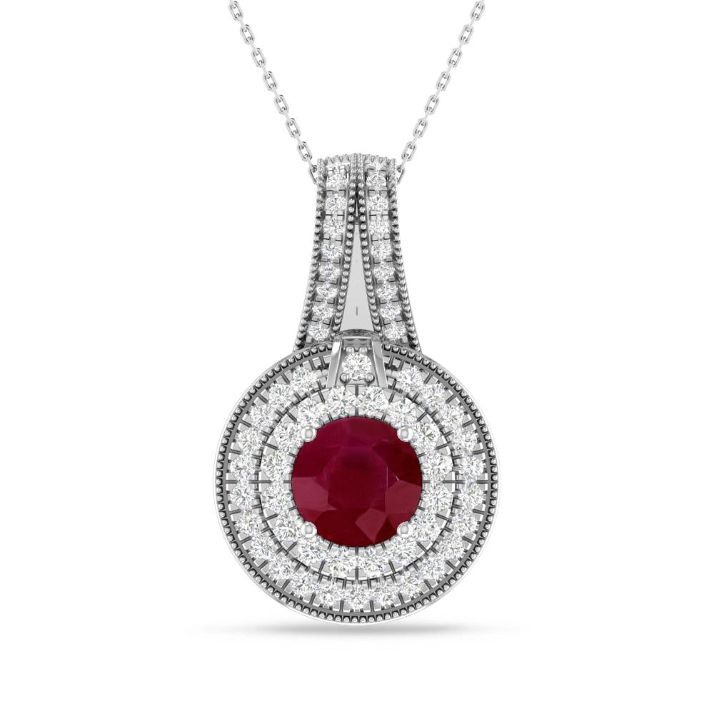 White Gold - Ruby