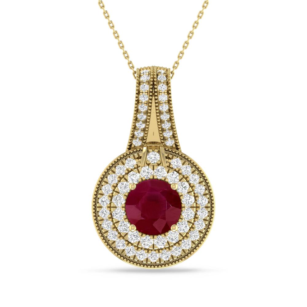 Yellow Gold - Ruby