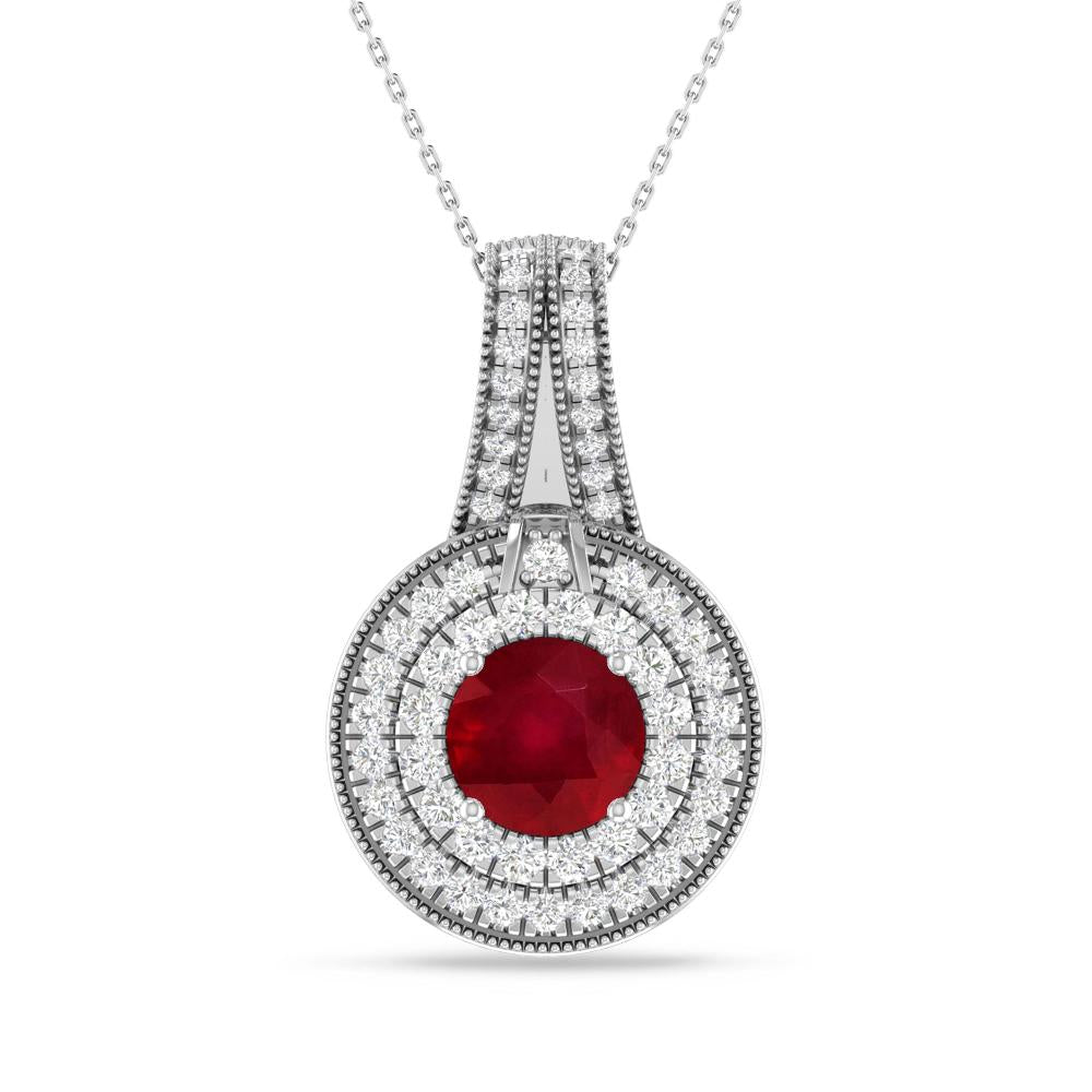 White Gold - Ruby