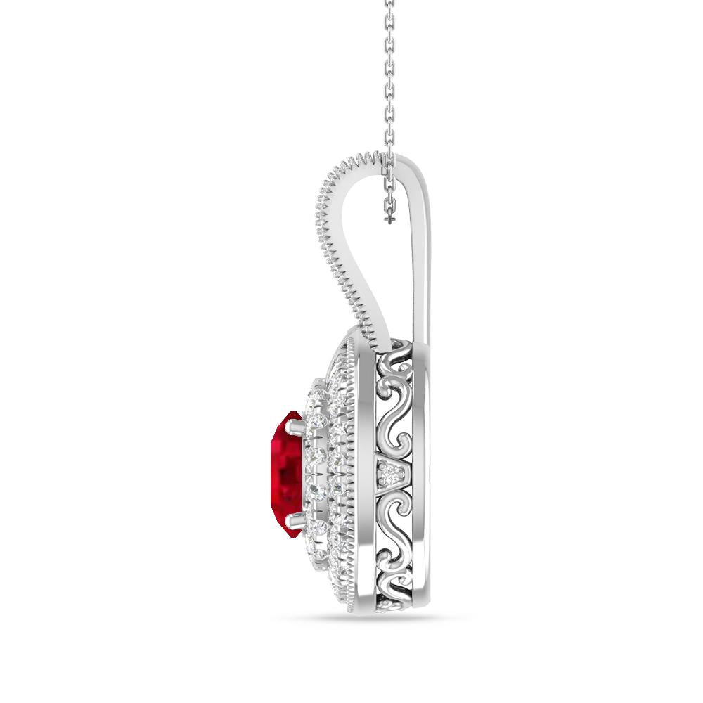 White Gold - Ruby