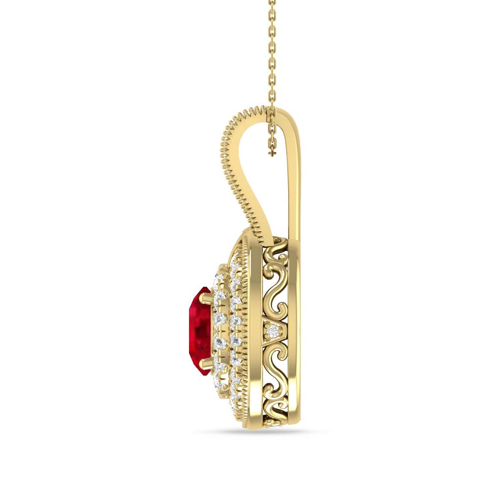 Yellow Gold - Ruby