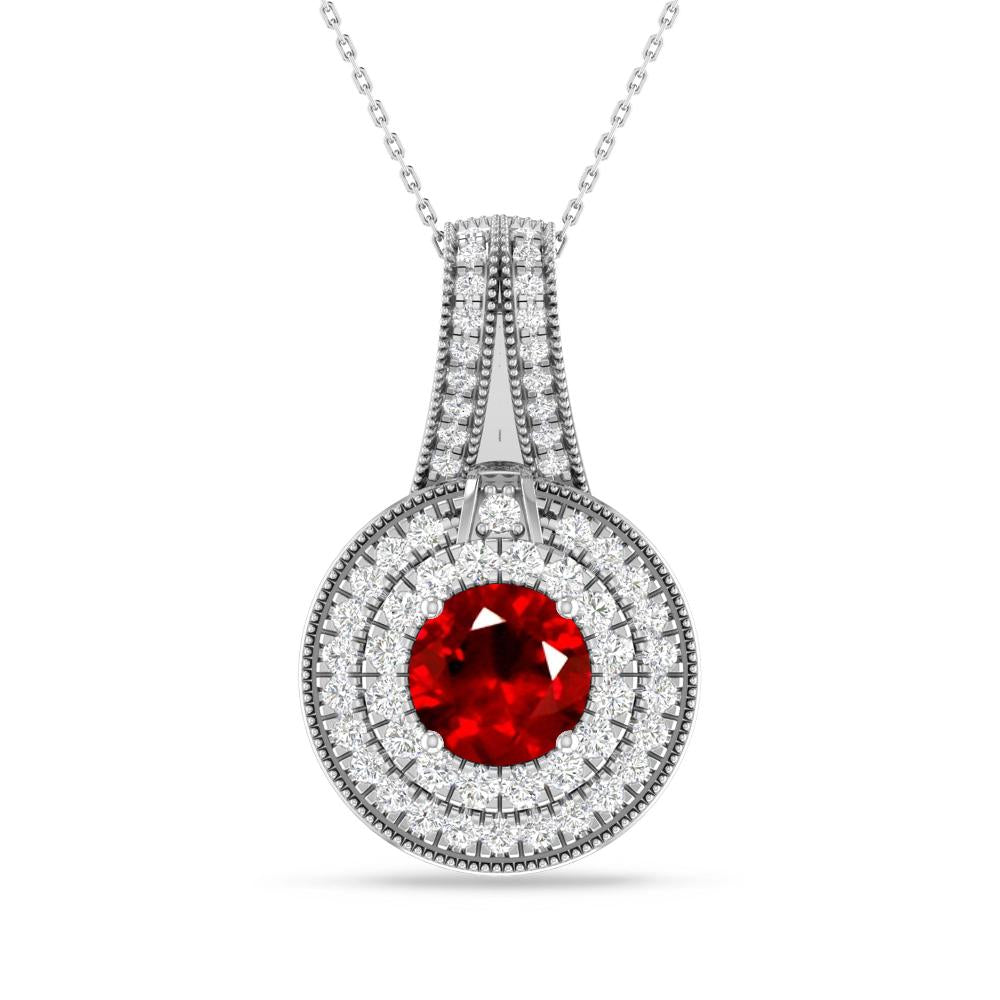 White Gold - Ruby