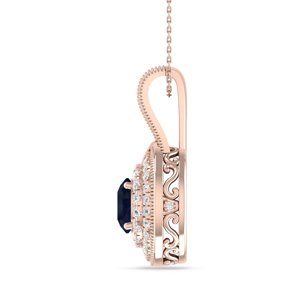 Rose Gold - Sapphire