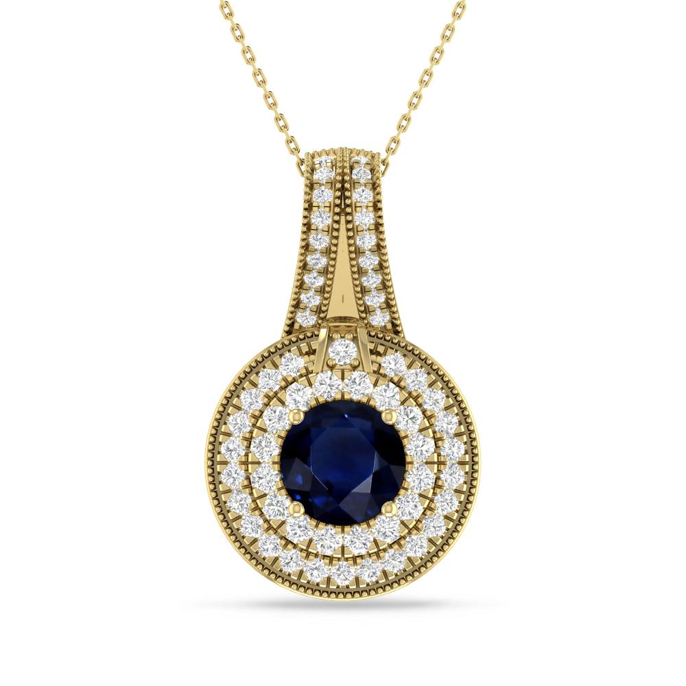 Yellow Gold - Sapphire