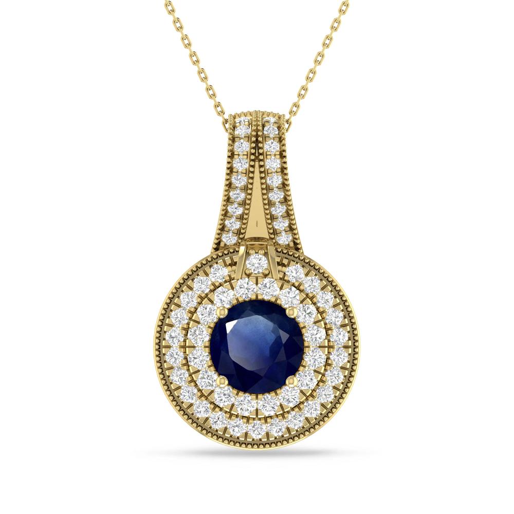 Yellow Gold - Sapphire