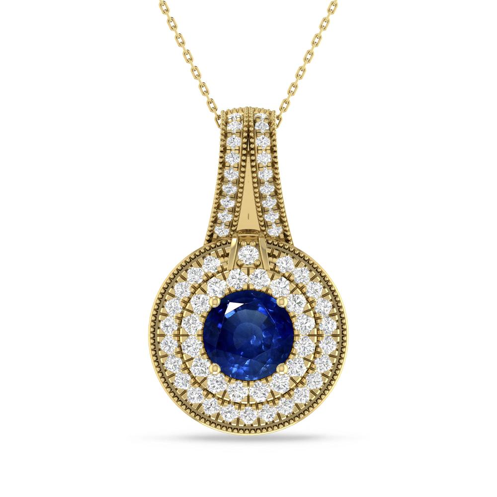 Yellow Gold - Sapphire