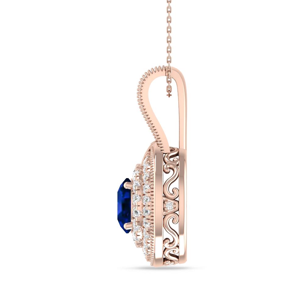 Rose Gold - Sapphire