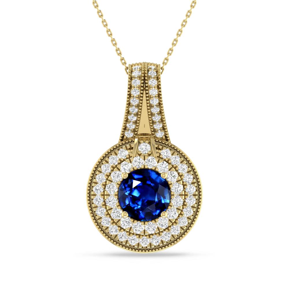 Yellow Gold - Sapphire