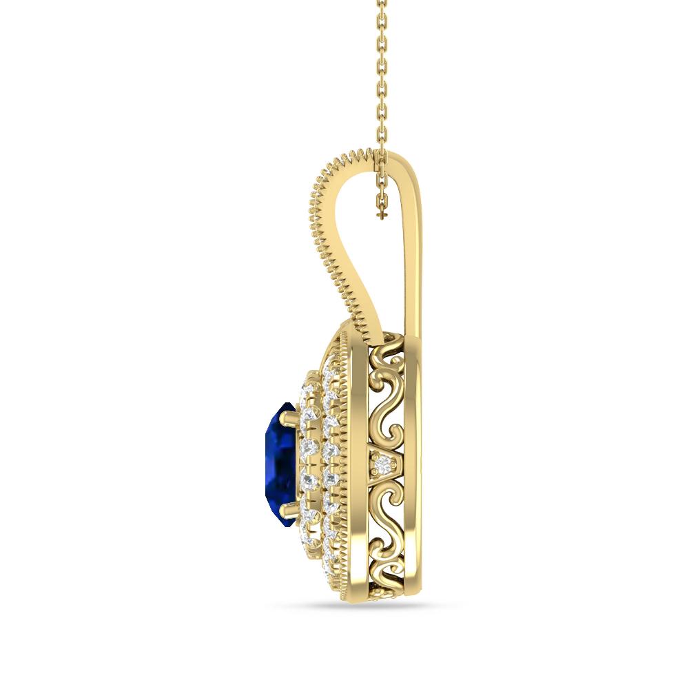 Yellow Gold - Sapphire