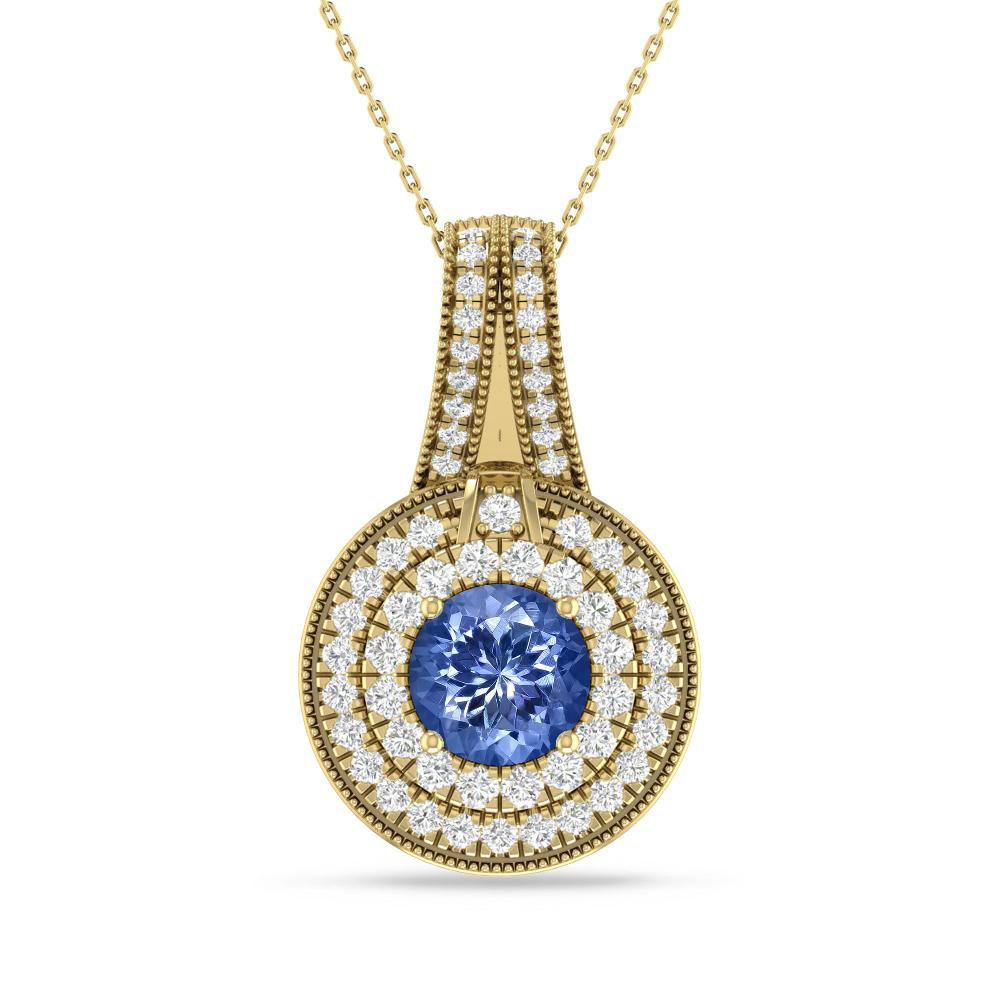 Yellow Gold - Tanzanite