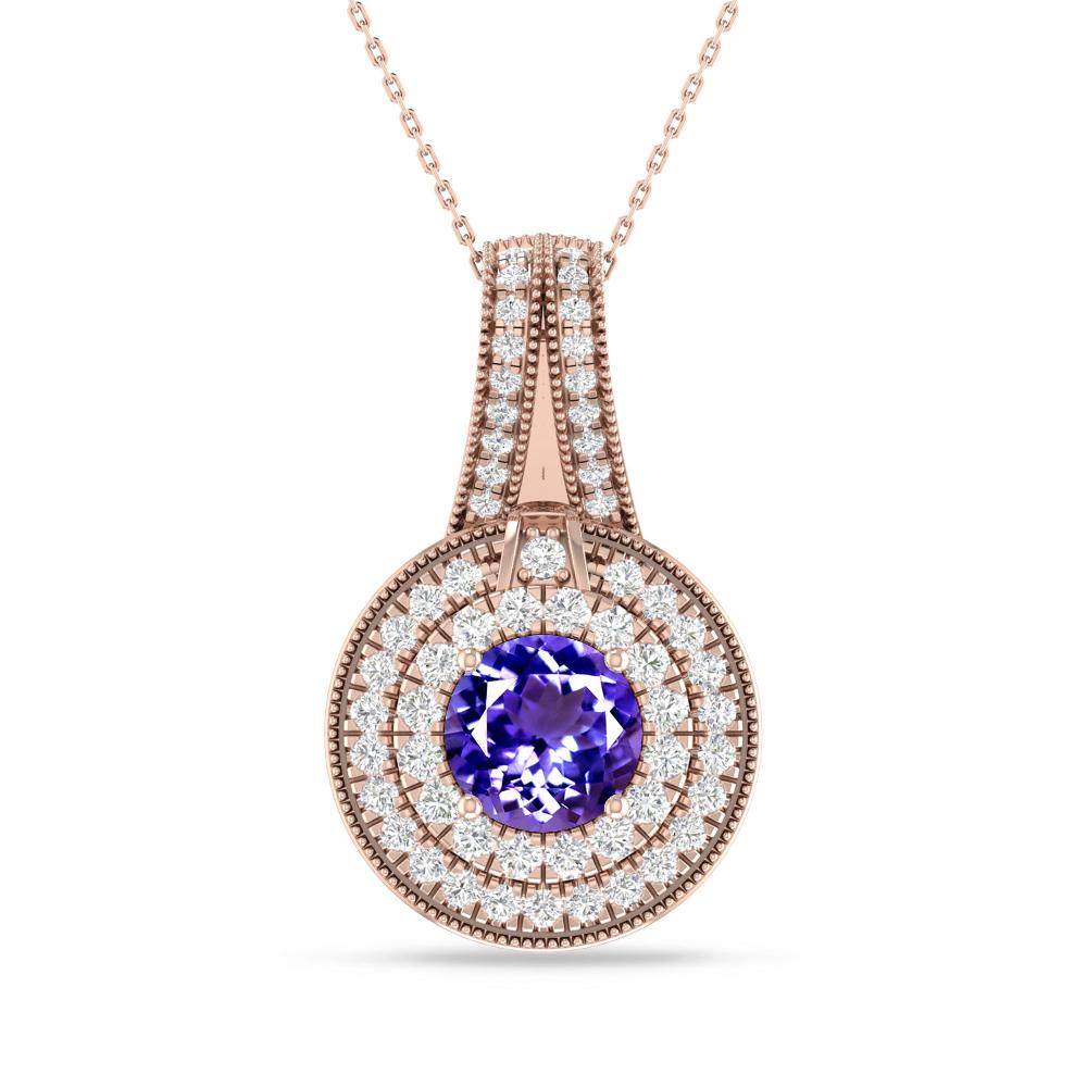 Rose Gold - Tanzanite
