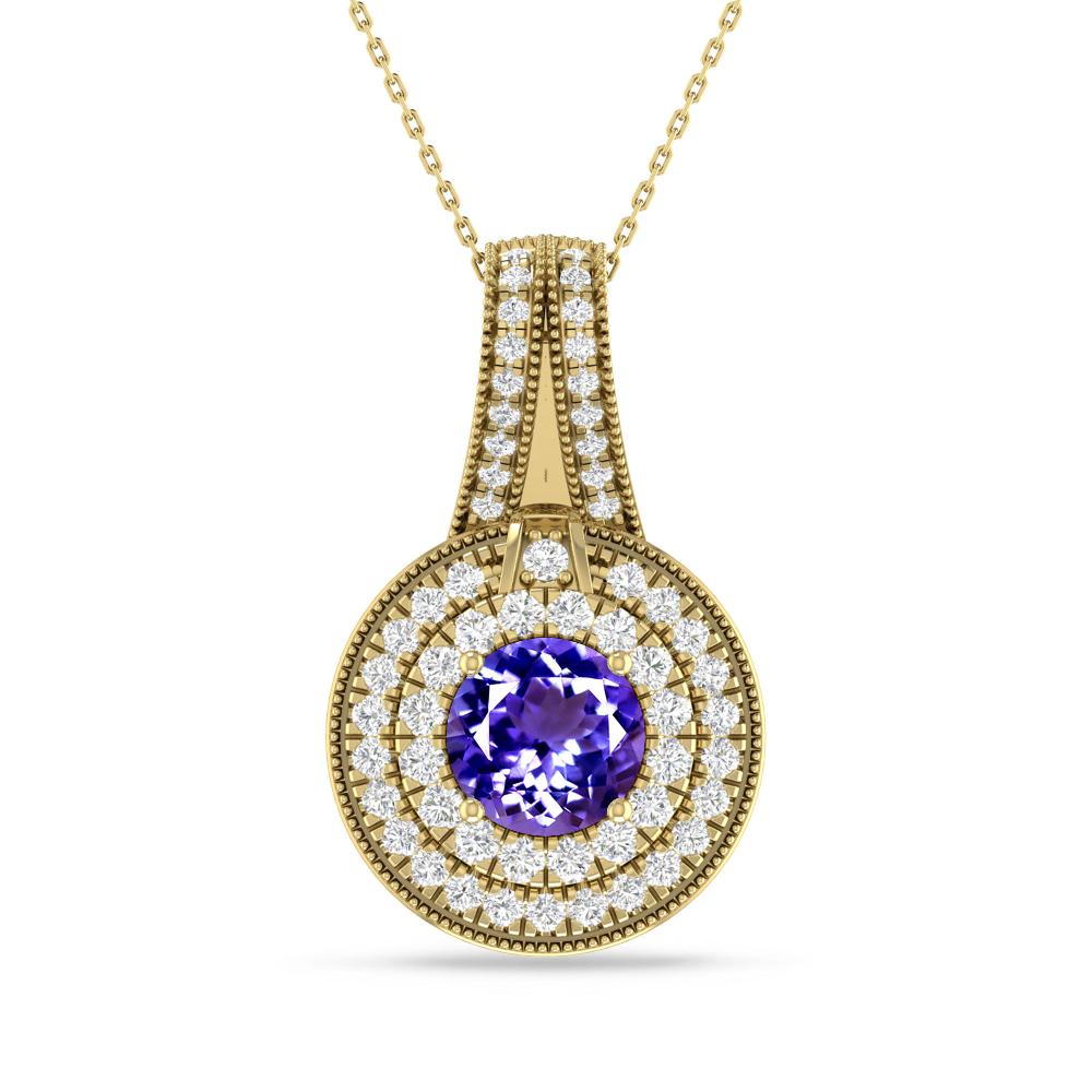 Yellow Gold - Tanzanite