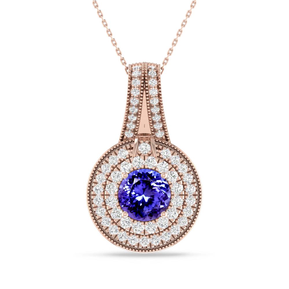 Rose Gold - Tanzanite