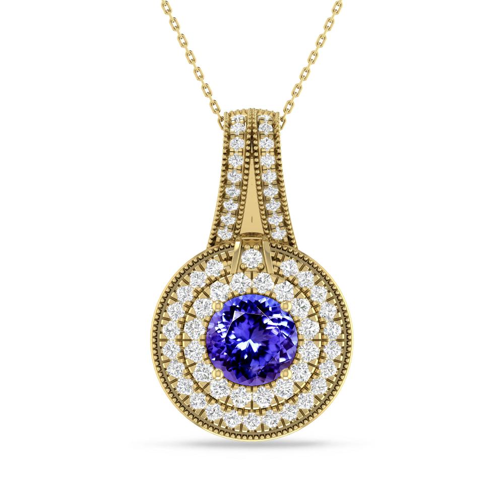 Yellow Gold - Tanzanite