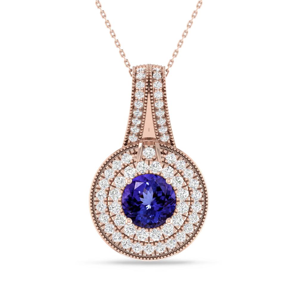 Rose Gold - Tanzanite