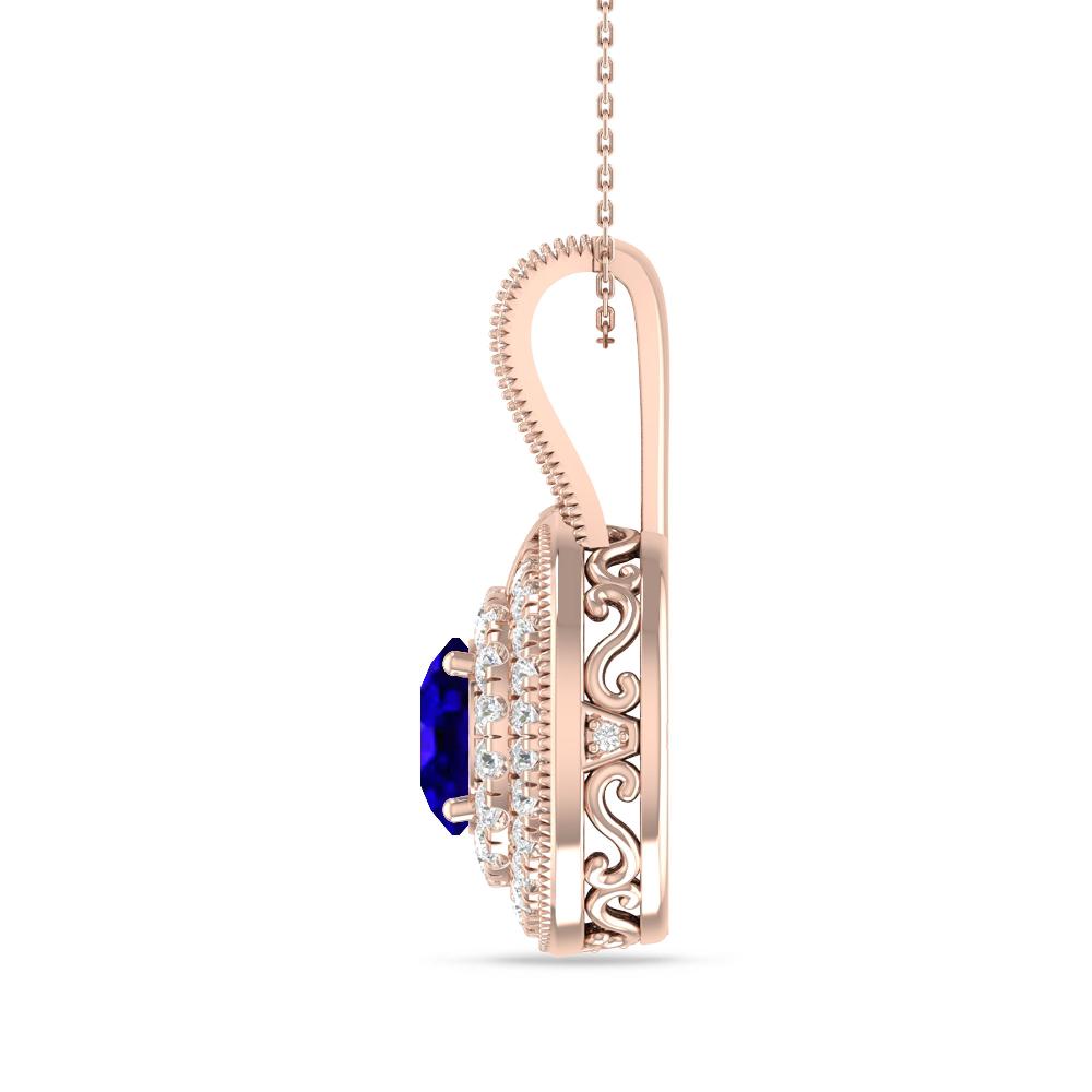 Rose Gold - Tanzanite