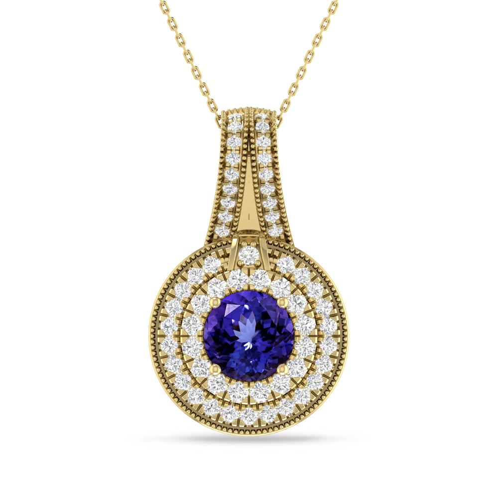 Yellow Gold - Tanzanite