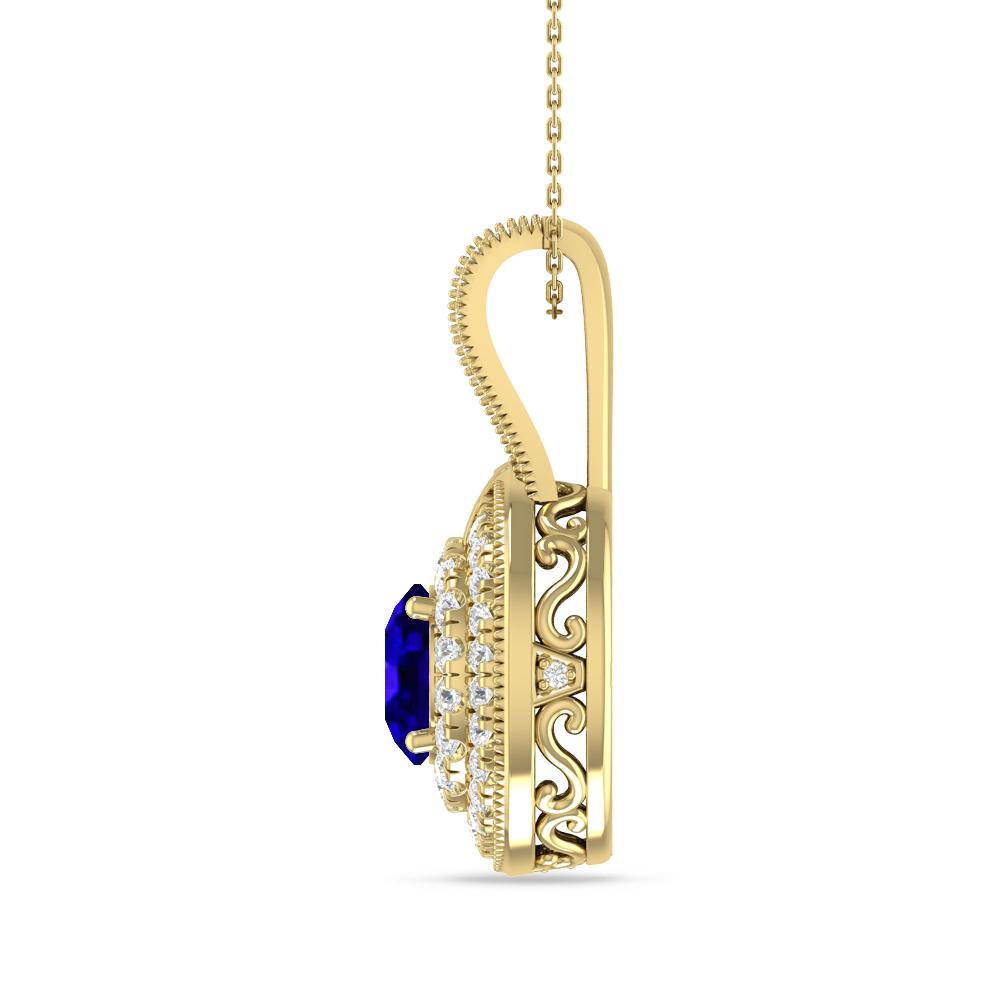 Yellow Gold - Tanzanite