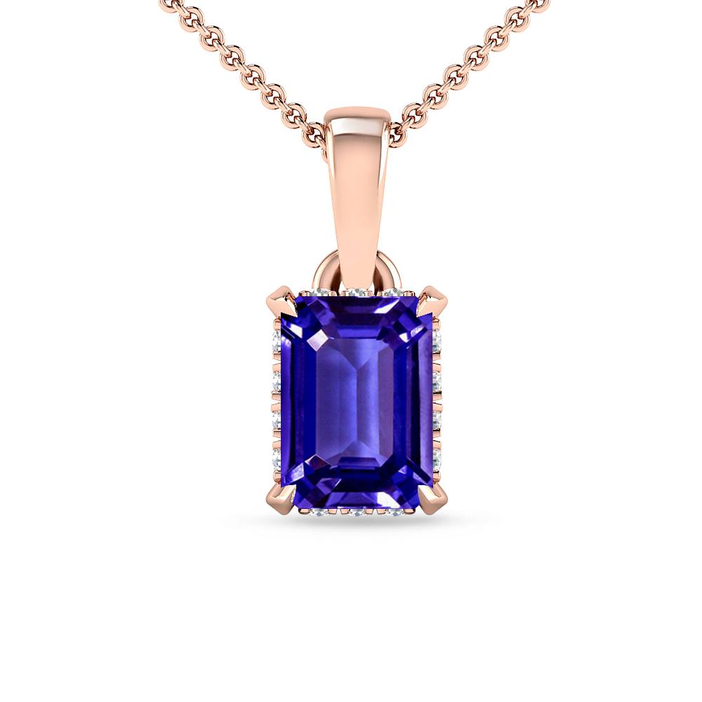 Rose Gold - Tanzanite