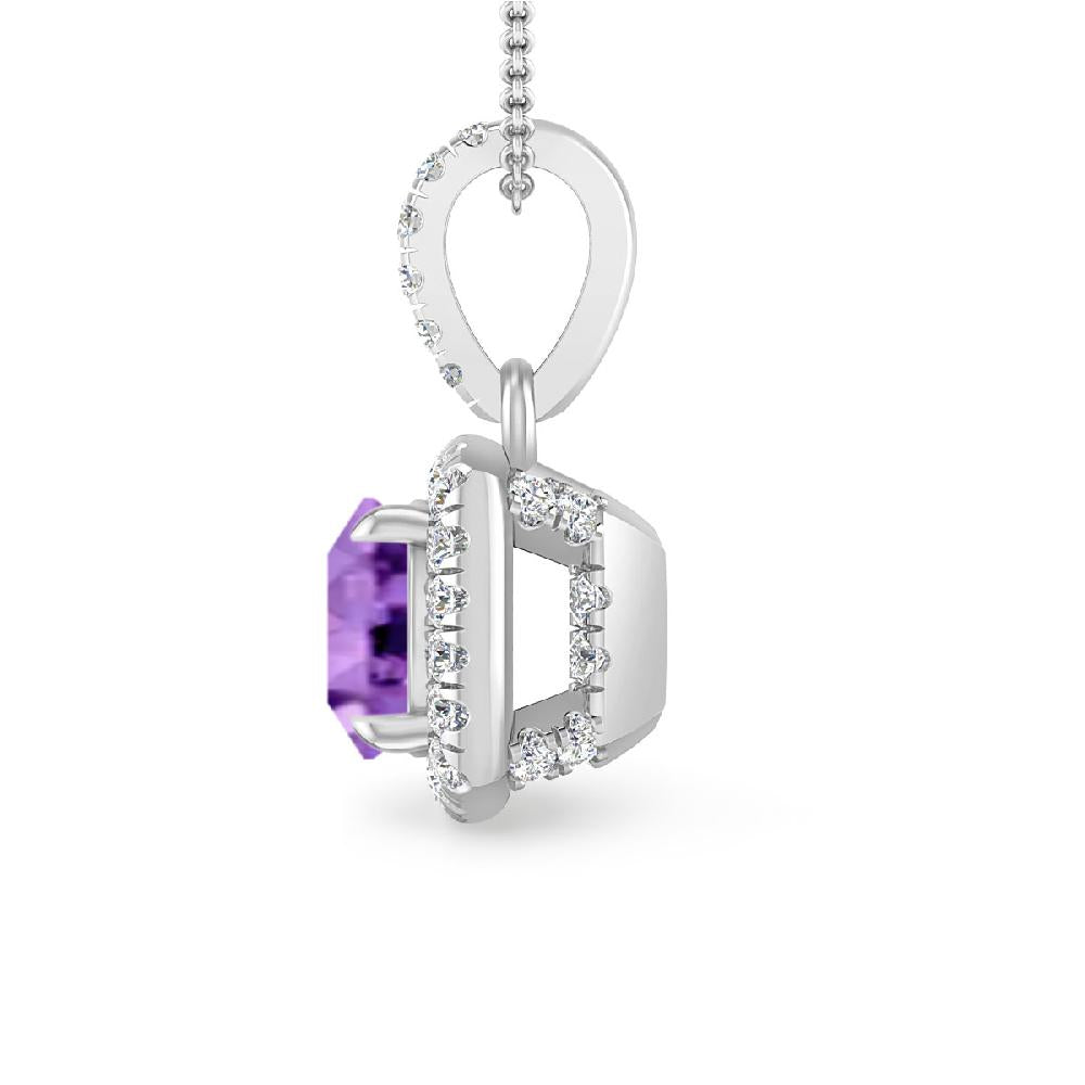 White Gold - Amethyst