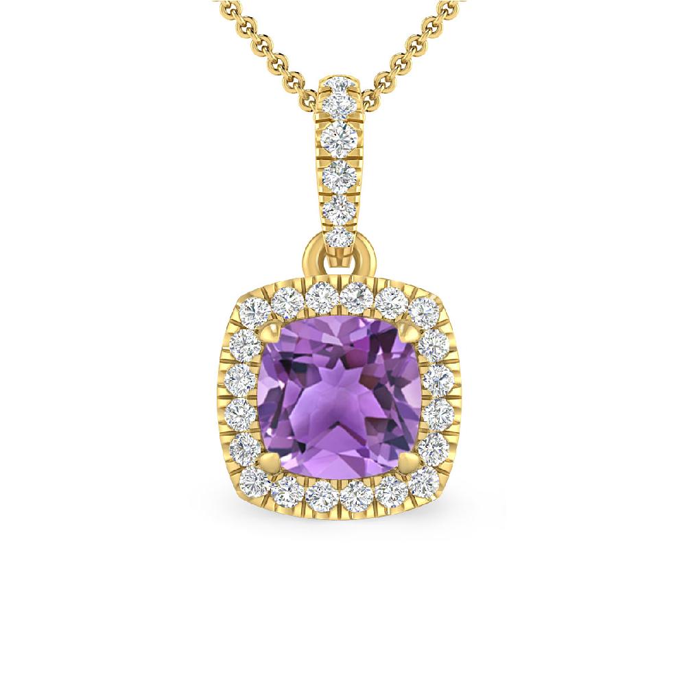 Yellow Gold - Amethyst