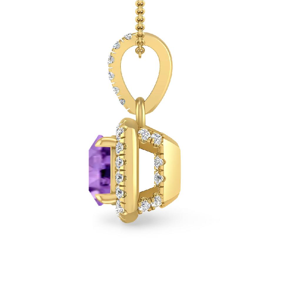 Yellow Gold - Amethyst