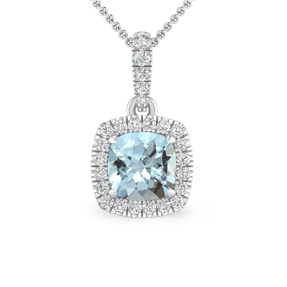 White Gold - Aquamarine