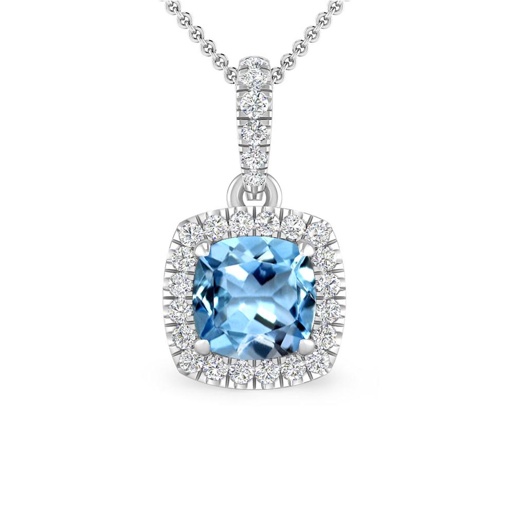 White Gold - Aquamarine