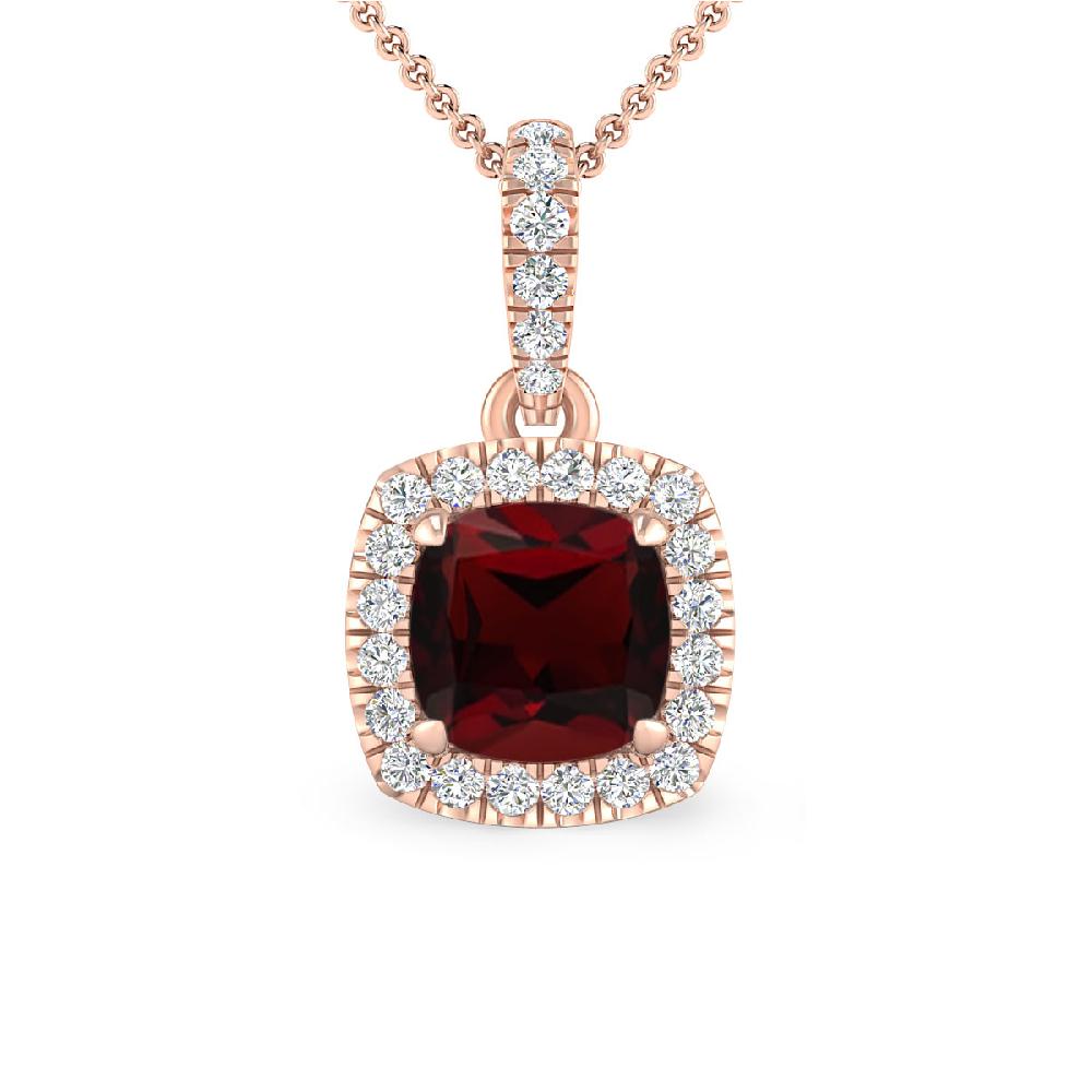 Rose Gold - Garnet