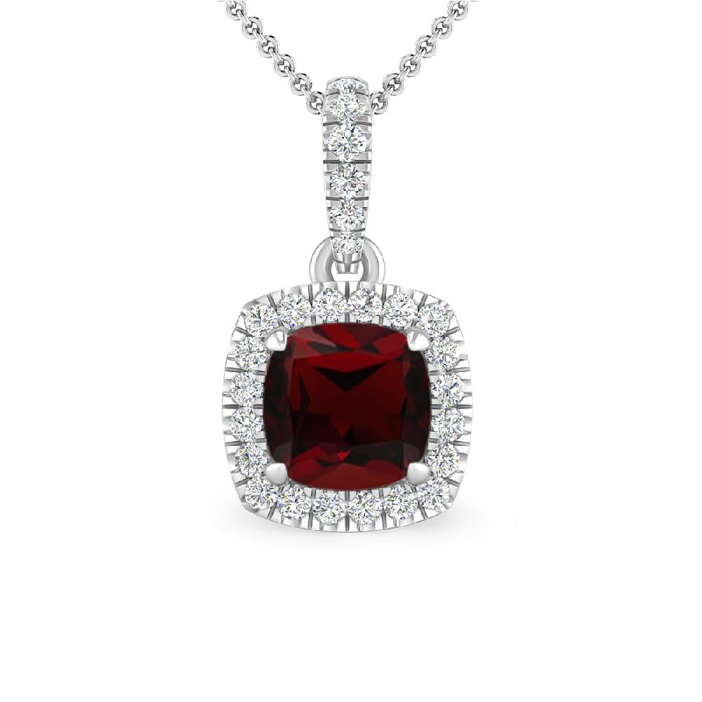 White Gold - Garnet