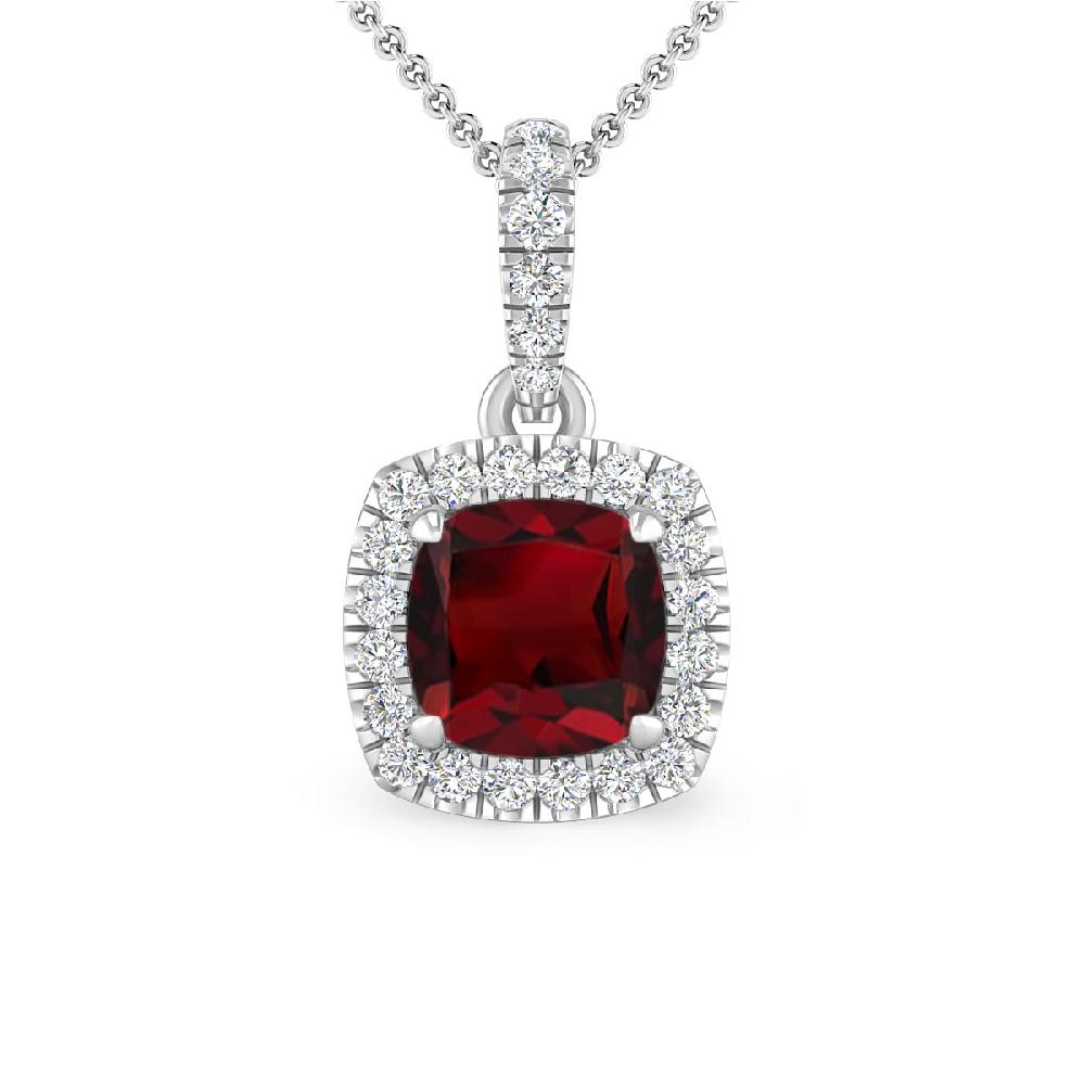 White Gold - Garnet