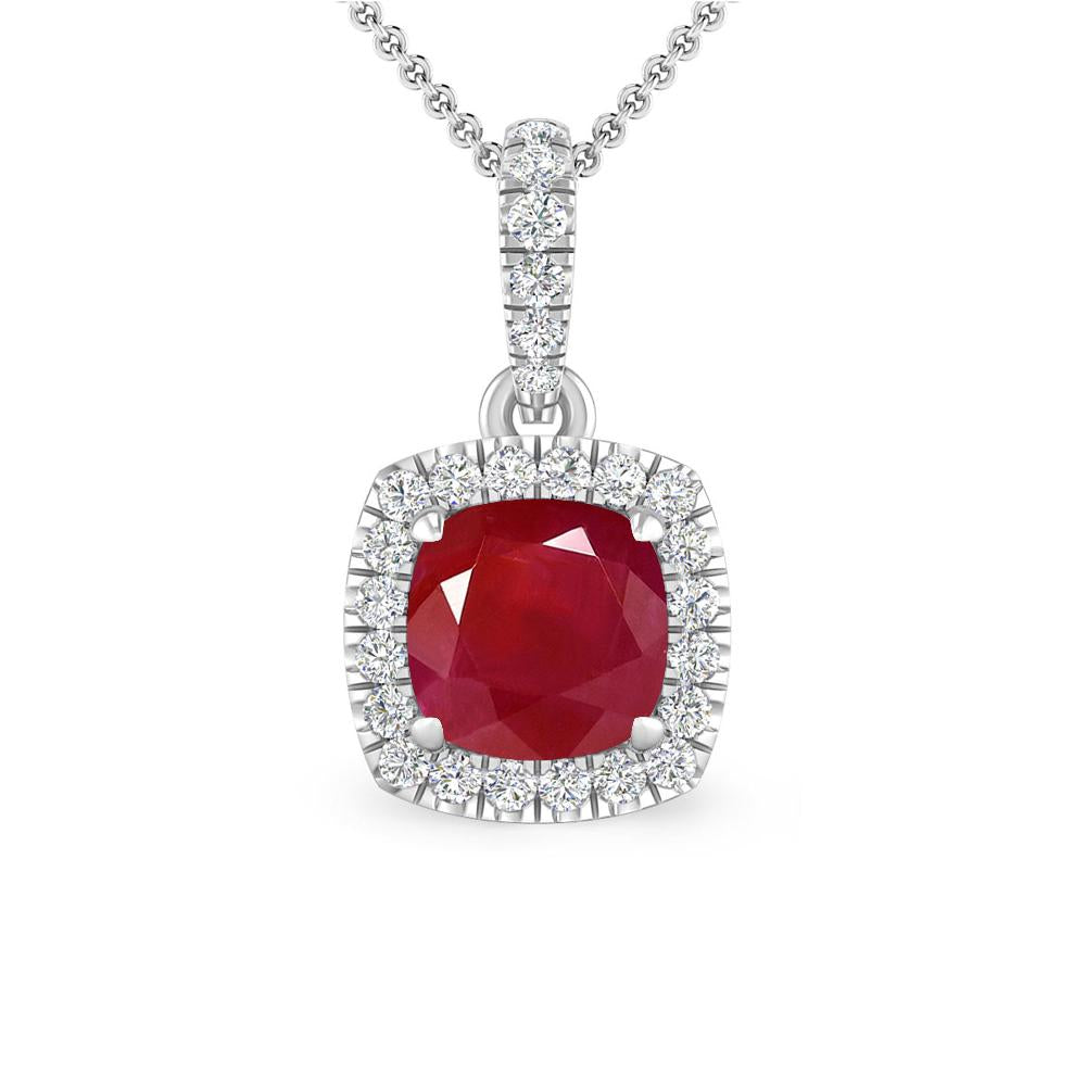 White Gold - Ruby