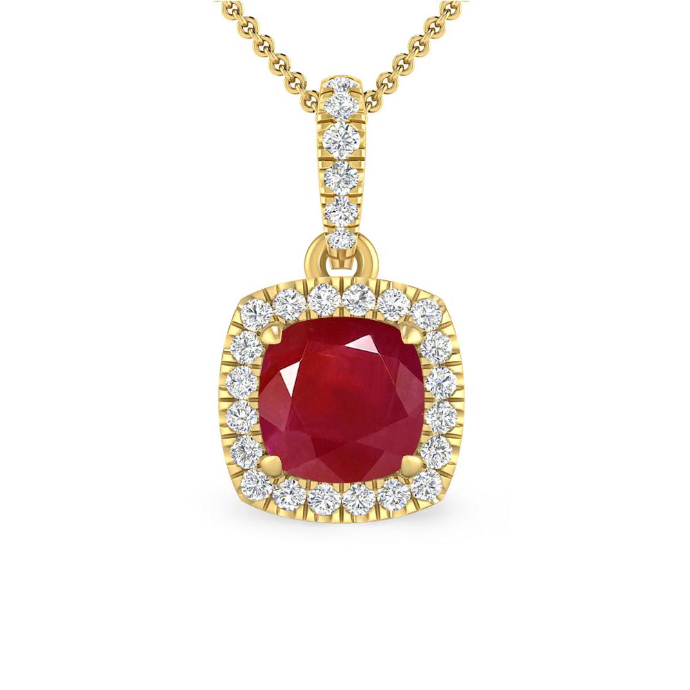 Yellow Gold - Ruby