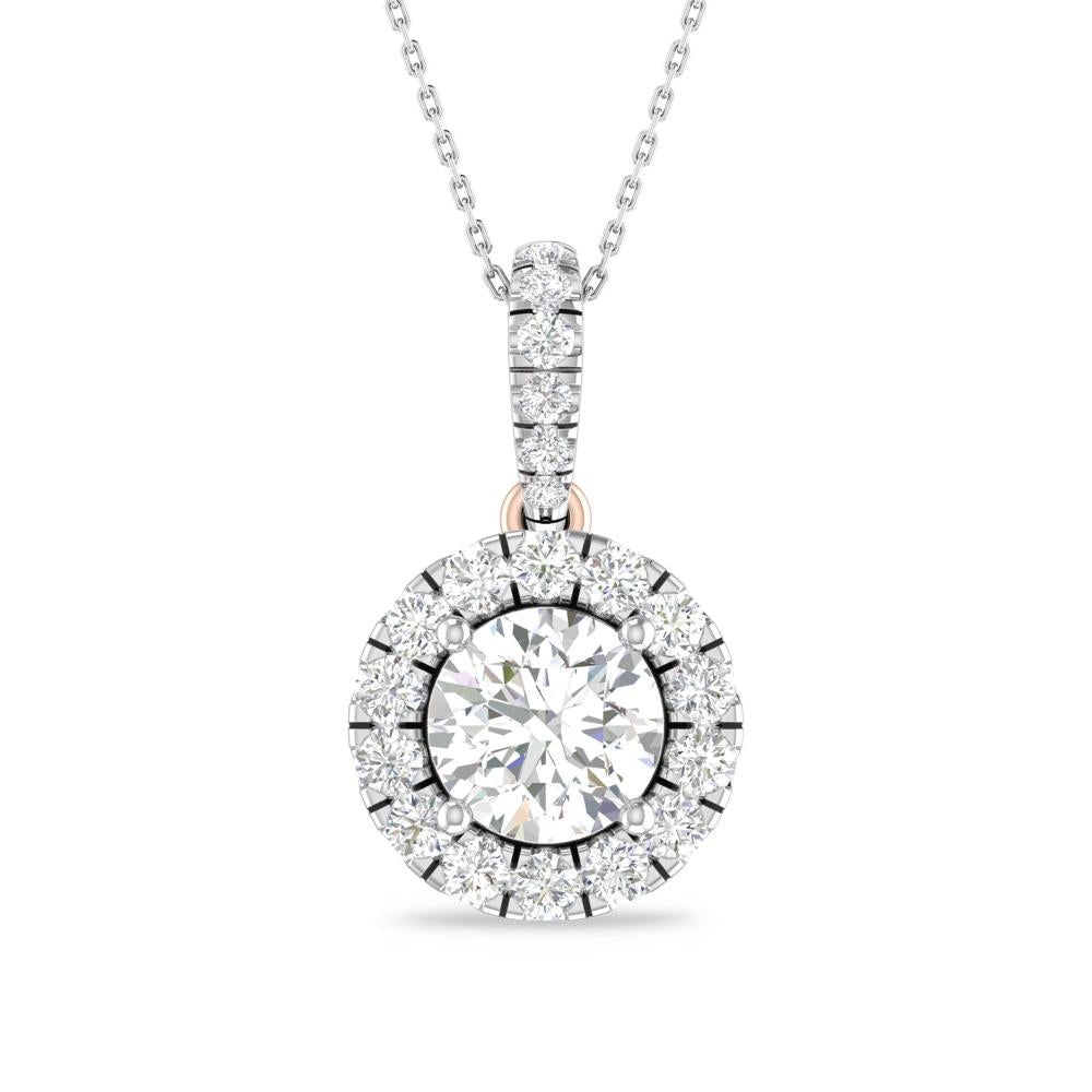 White Gold/Rose Gold - Diamond