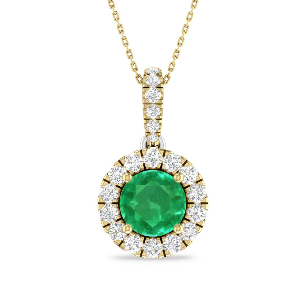 Yellow Gold/White Gold - Emerald
