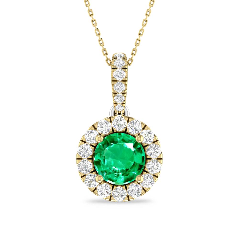 Yellow Gold/White Gold - Emerald